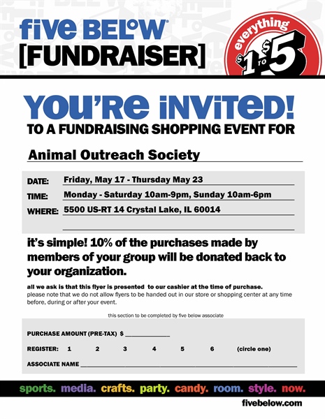 Five Below Shopping Event